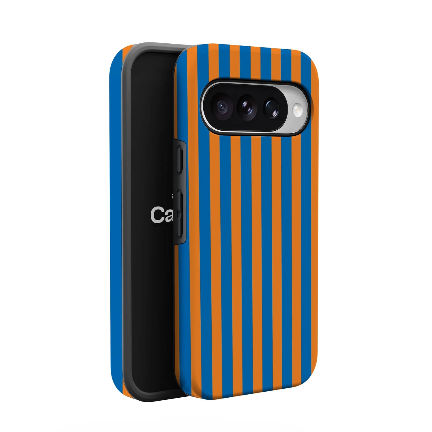Go New York | Blue & Orange Stripes Case