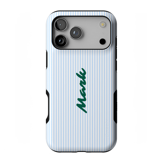 Stripes and the City | Light Blue Pinstripe Case