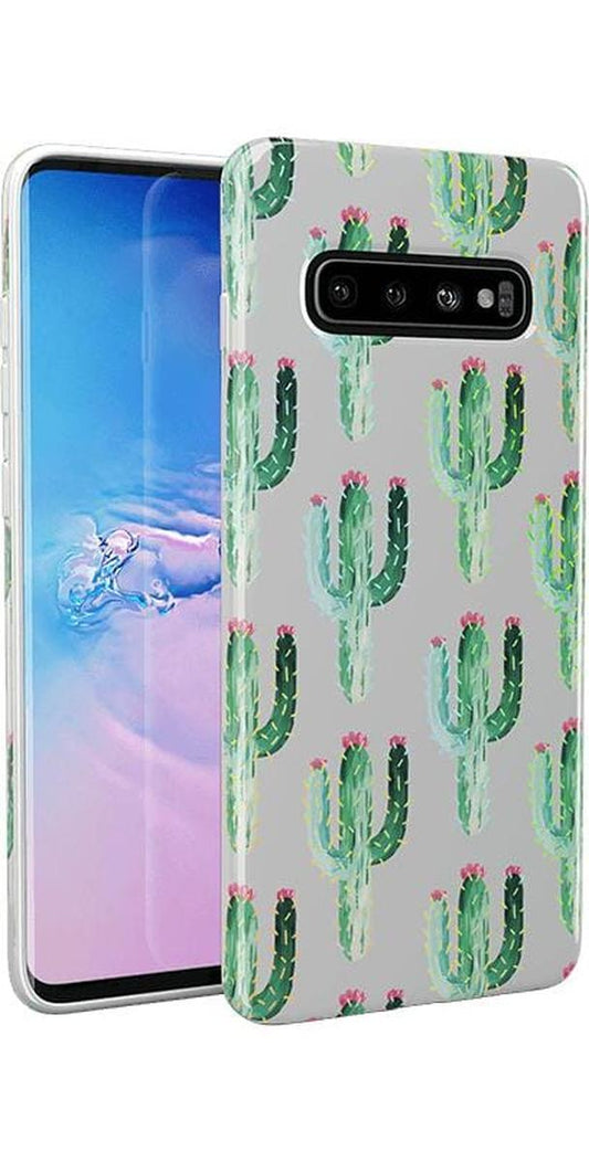 Cactus Patterned Clear Floral Samsung Case Samsung Case get.casely