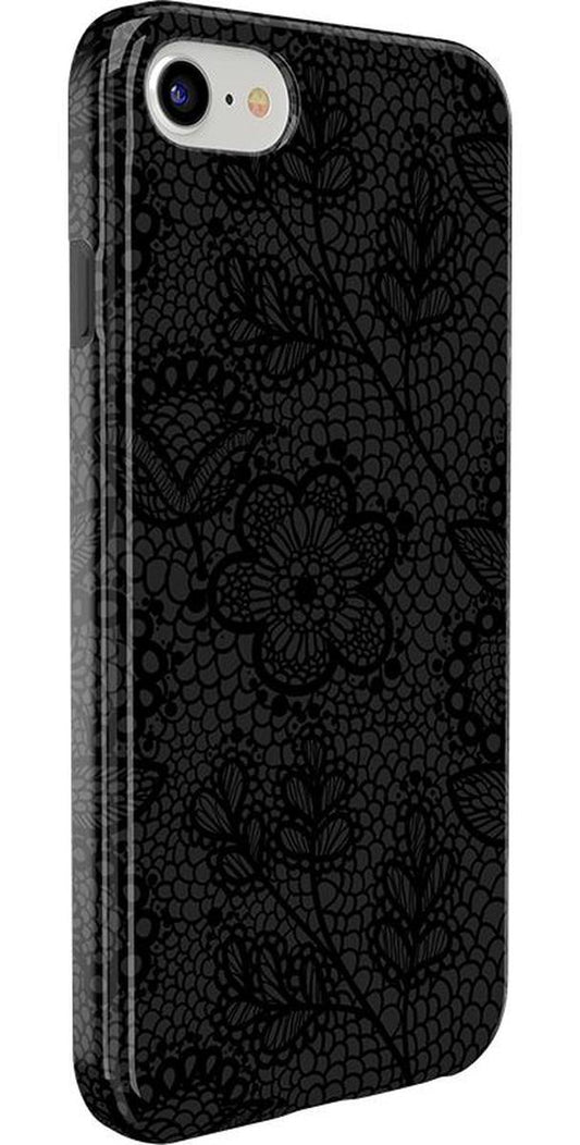Lace Me Up | Black Floral Case iPhone Case get.casely