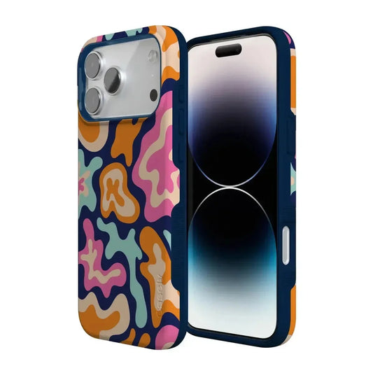 Midnight Color Splash | Abstract Retro Case iPhone Case get.casely