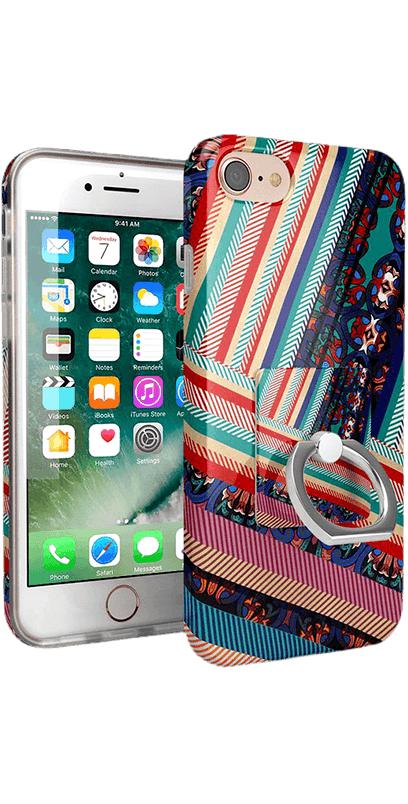 Wearing Layers | Layered Patchwork Phone Ring Phone Ring get.casely