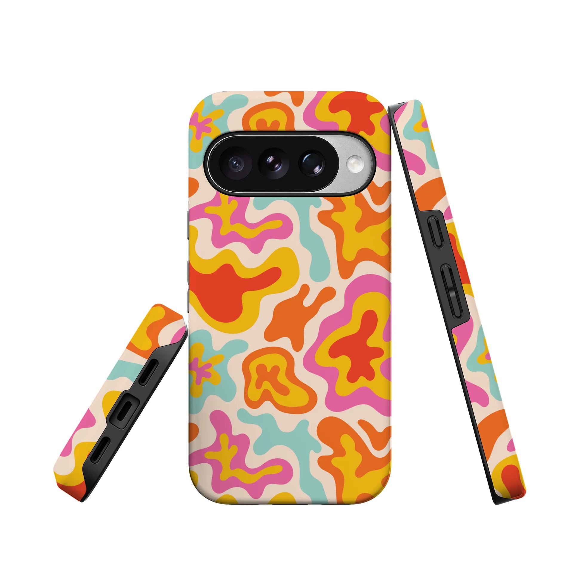Tropical Color Splash | Abstract Retro Google Pixel Case