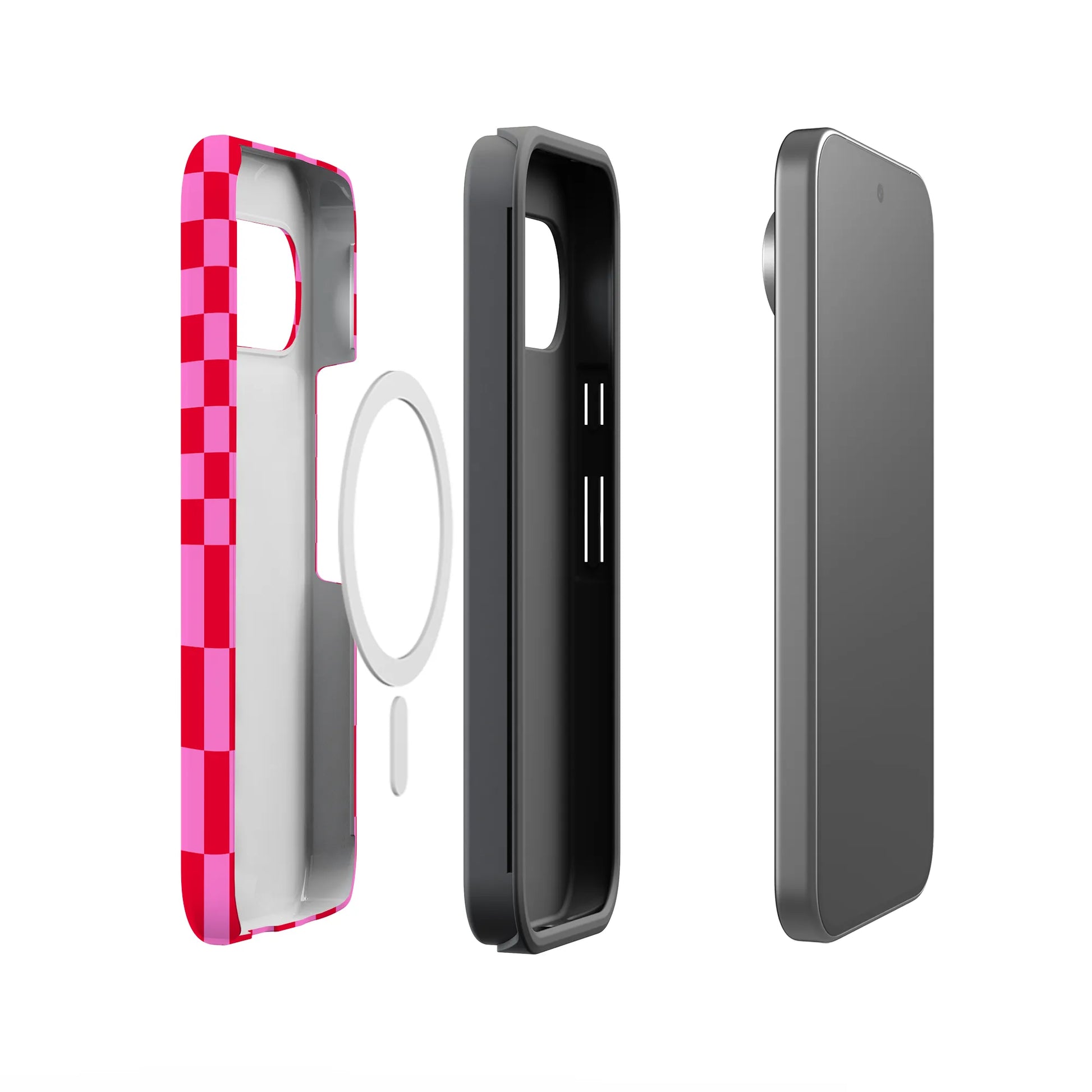 Vibe Check | Pink Checkerboard Case