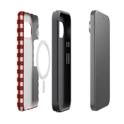 Checked Twice | Red Plaid Case