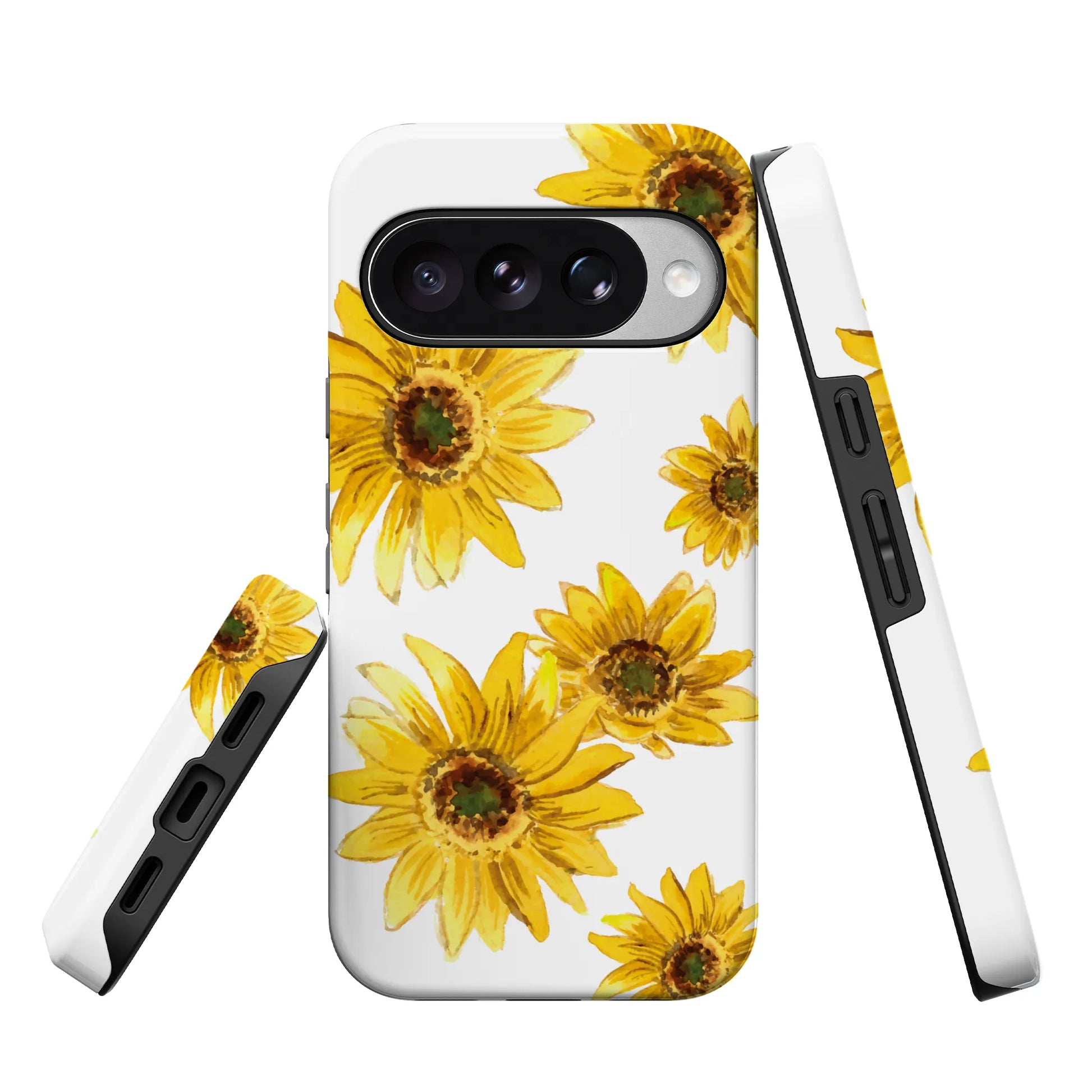 Golden Garden | Yellow Sunflower Floral Google Pixel Case