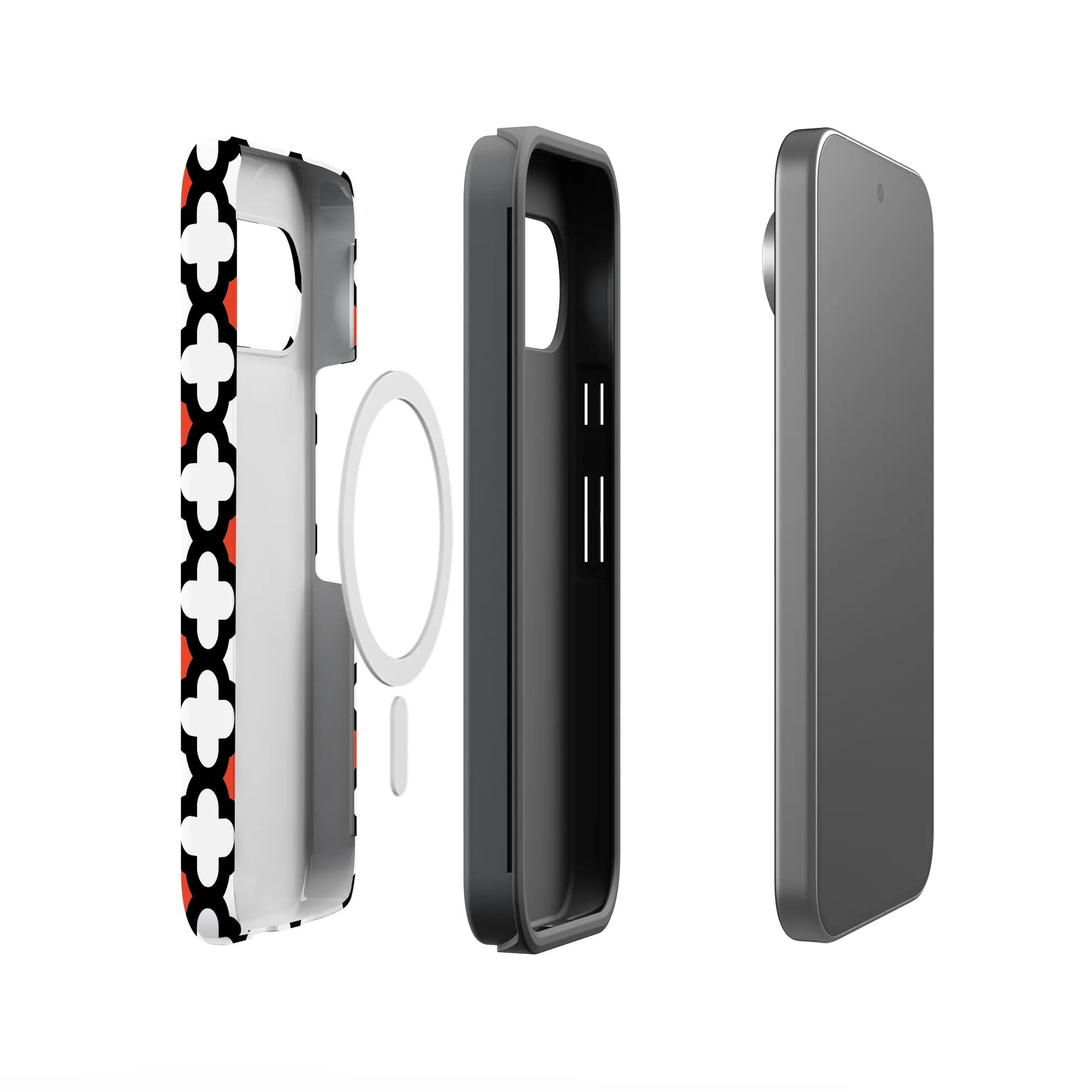 Red Lattice Tile | High Contrast Design Case