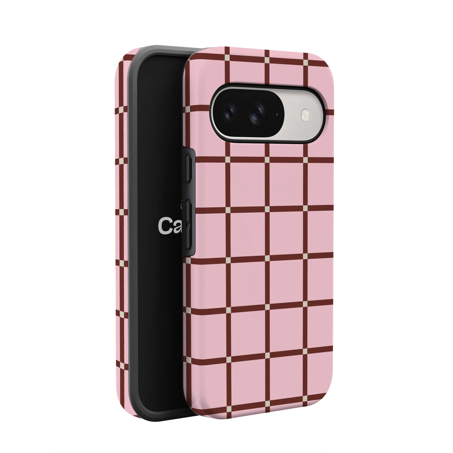 Uptown Gridlock | Pink Checkerboard Case