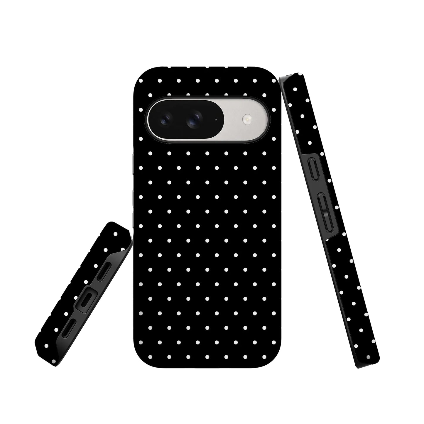 On the Dot | White Polka Dot Case