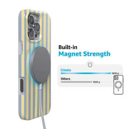 Coastline Stripes | Blue & Yellow Case