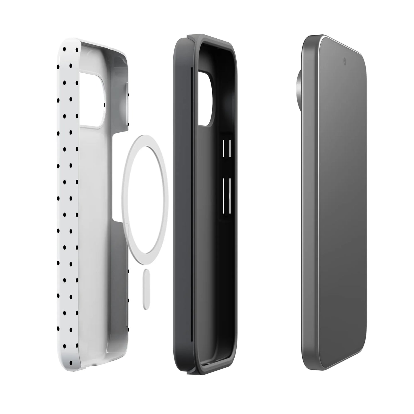 On the Dot | Black Polka Dot Case