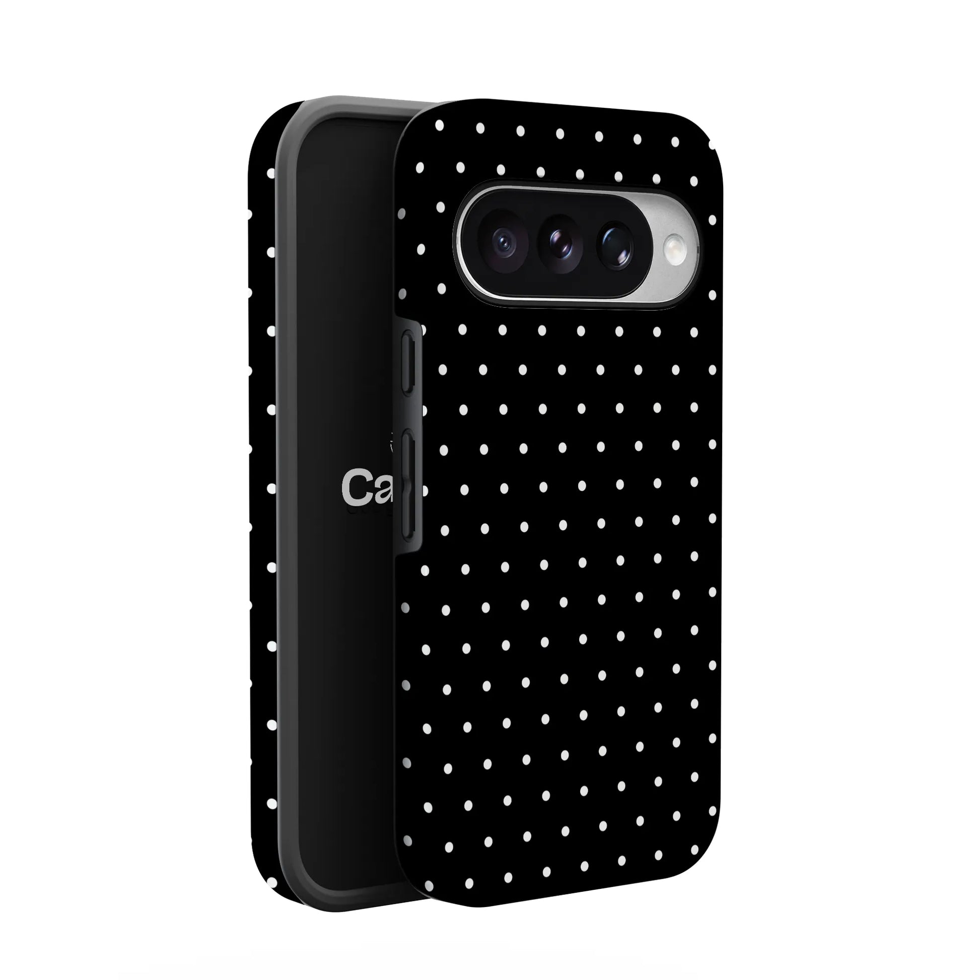 On the Dot | White Polka Dot Case
