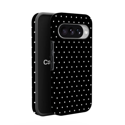 On the Dot | White Polka Dot Case