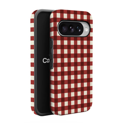 Checked Twice | Red Plaid Case