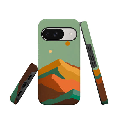 Endless Peaks | Colorblock Mountain Google Pixel Case