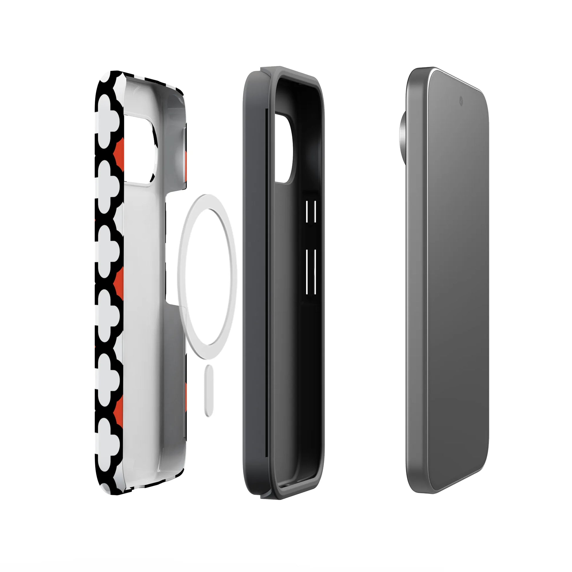 Red Lattice Tile | High Contrast Design Case