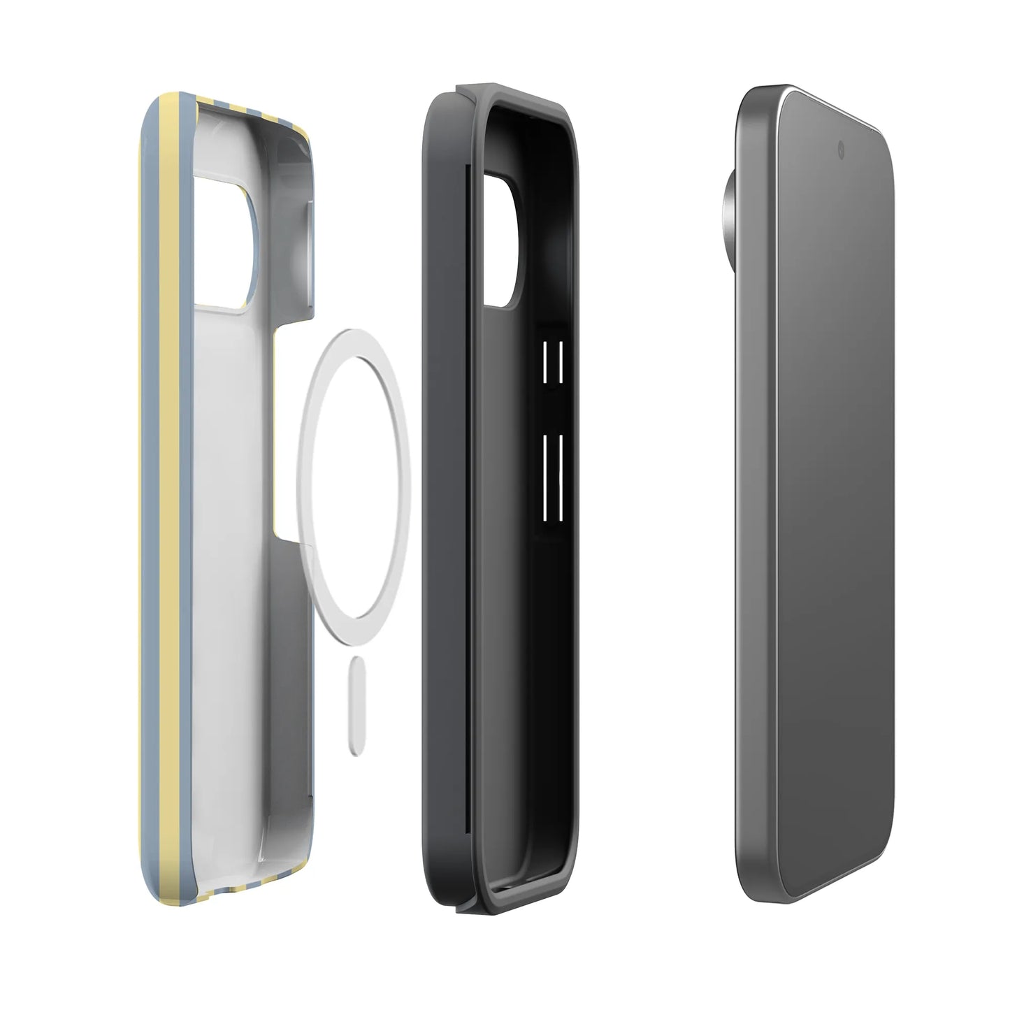 Coastline Stripes | Blue & Yellow Case