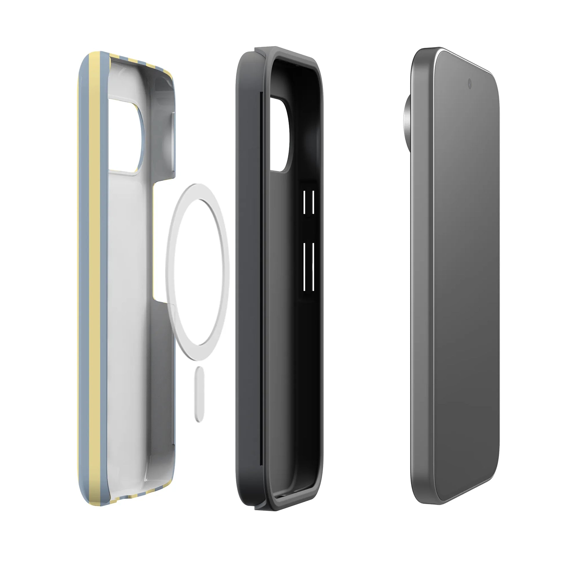 Coastline Stripes | Blue & Yellow Case