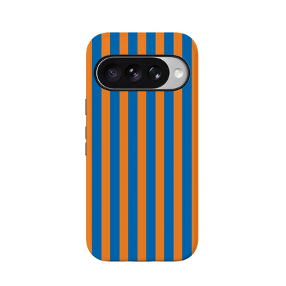 Go New York | Blue & Orange Stripes Case