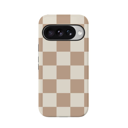 Fit Check | Neutral Checkerboard Google Pixel Case