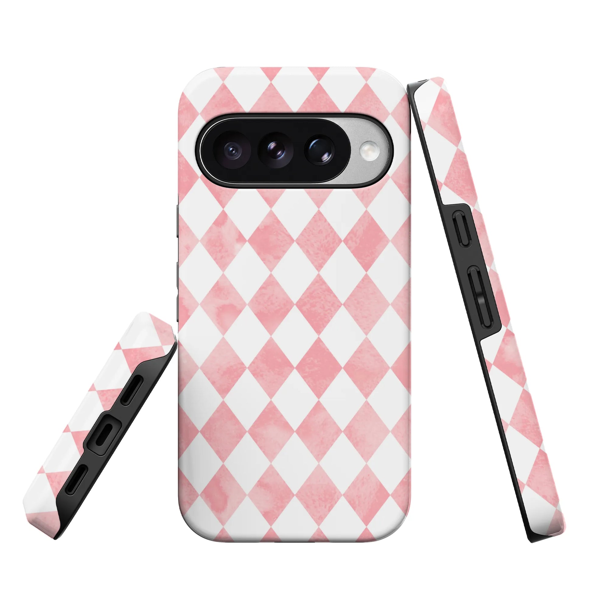 Queen of Diamonds | Pink Watercolor Case
