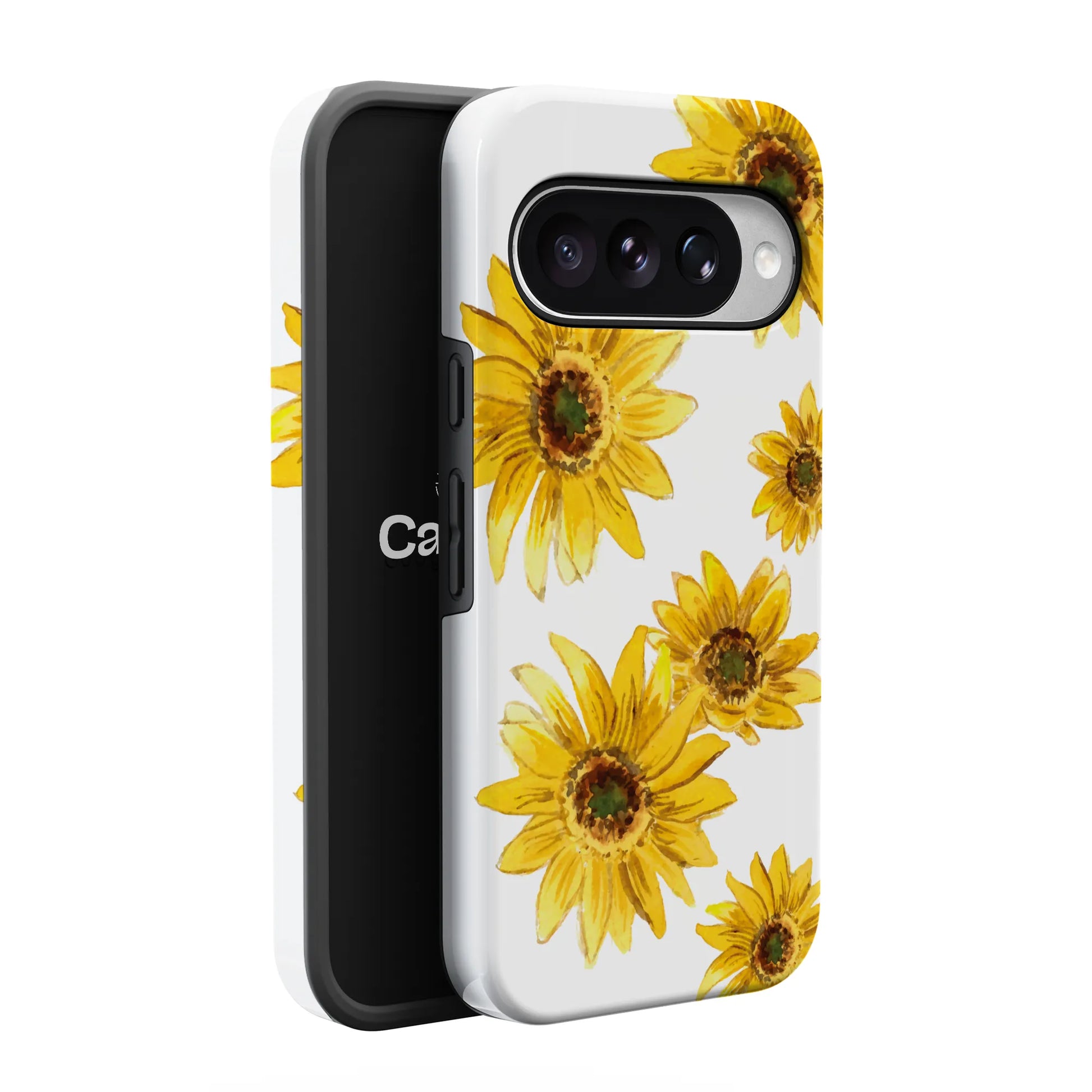 Golden Garden | Yellow Sunflower Floral Google Pixel Case