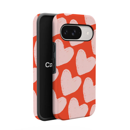 Love You More | Heart Doodle Case