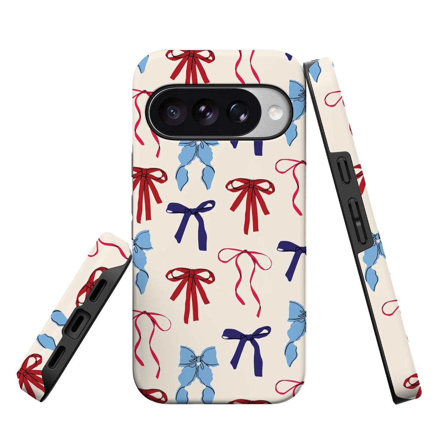 American Girlie | Red White & Blue Bows Case