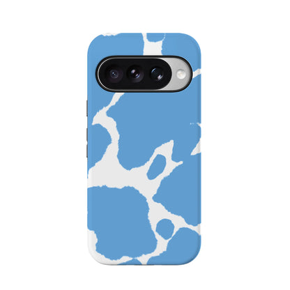 Current MOOd | Light Blue Cow Print Google Pixel Case