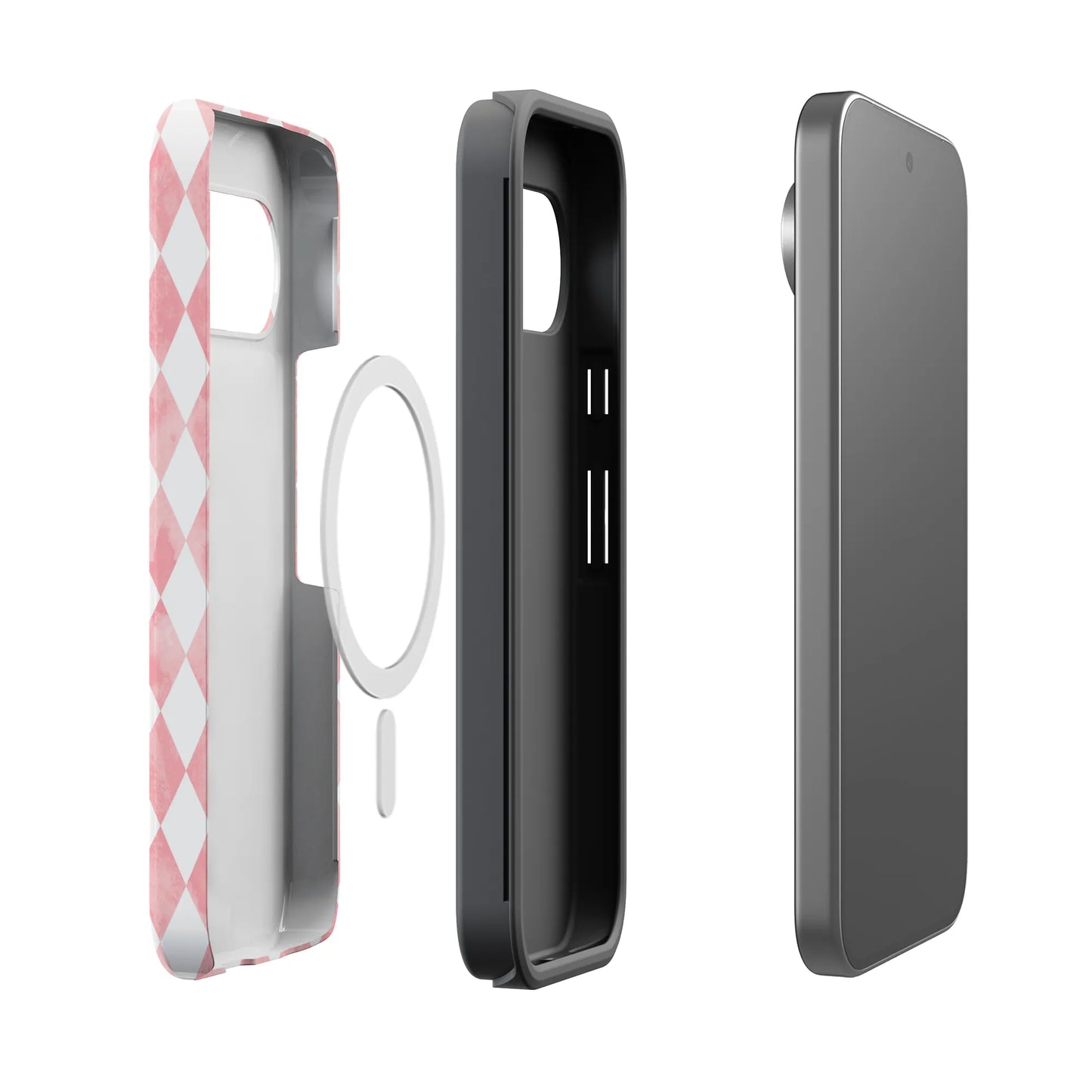 Queen of Diamonds | Pink Watercolor Case