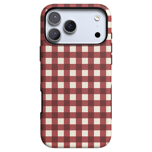Checked Twice | Red Plaid Case