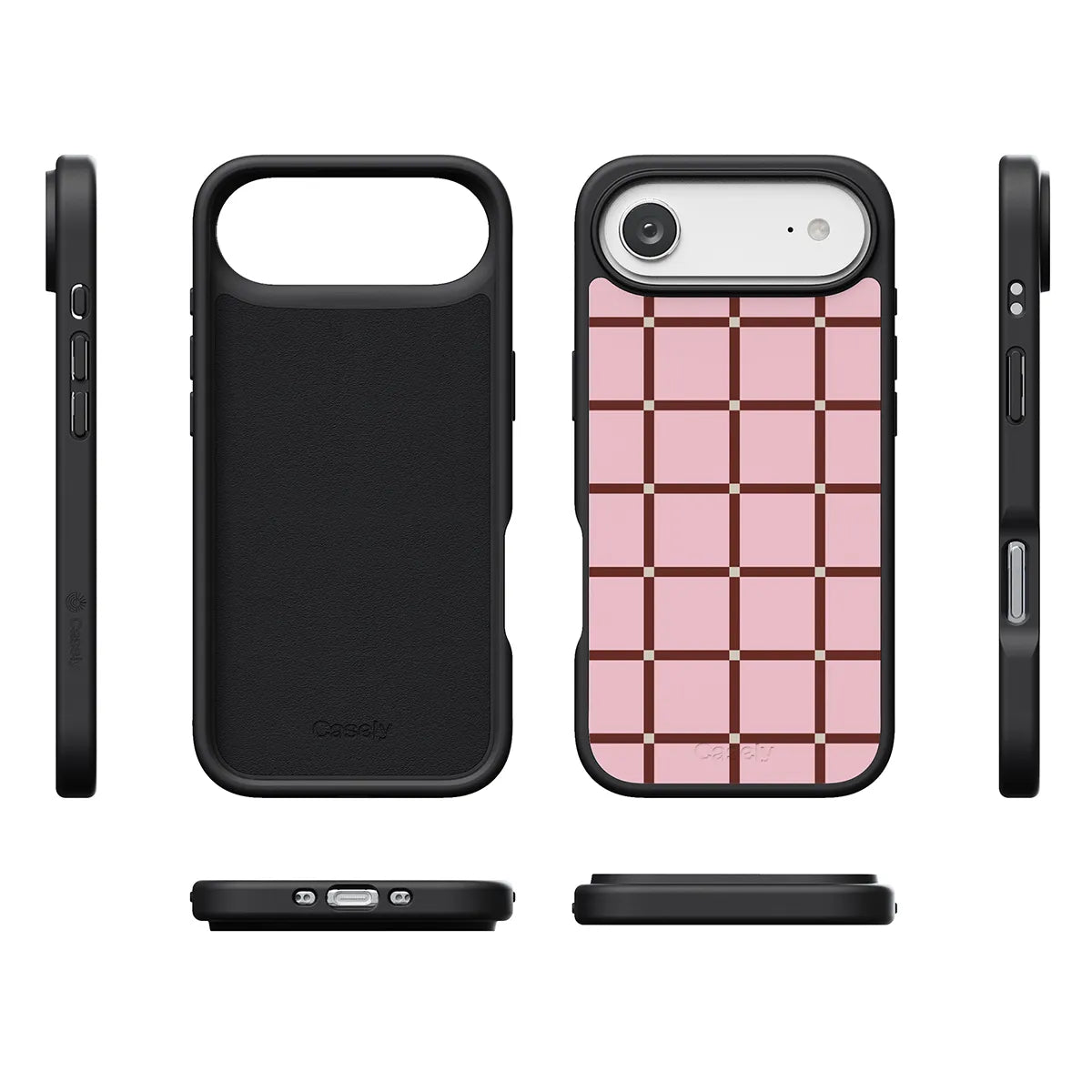 Uptown Gridlock | Pink Checkerboard Case
