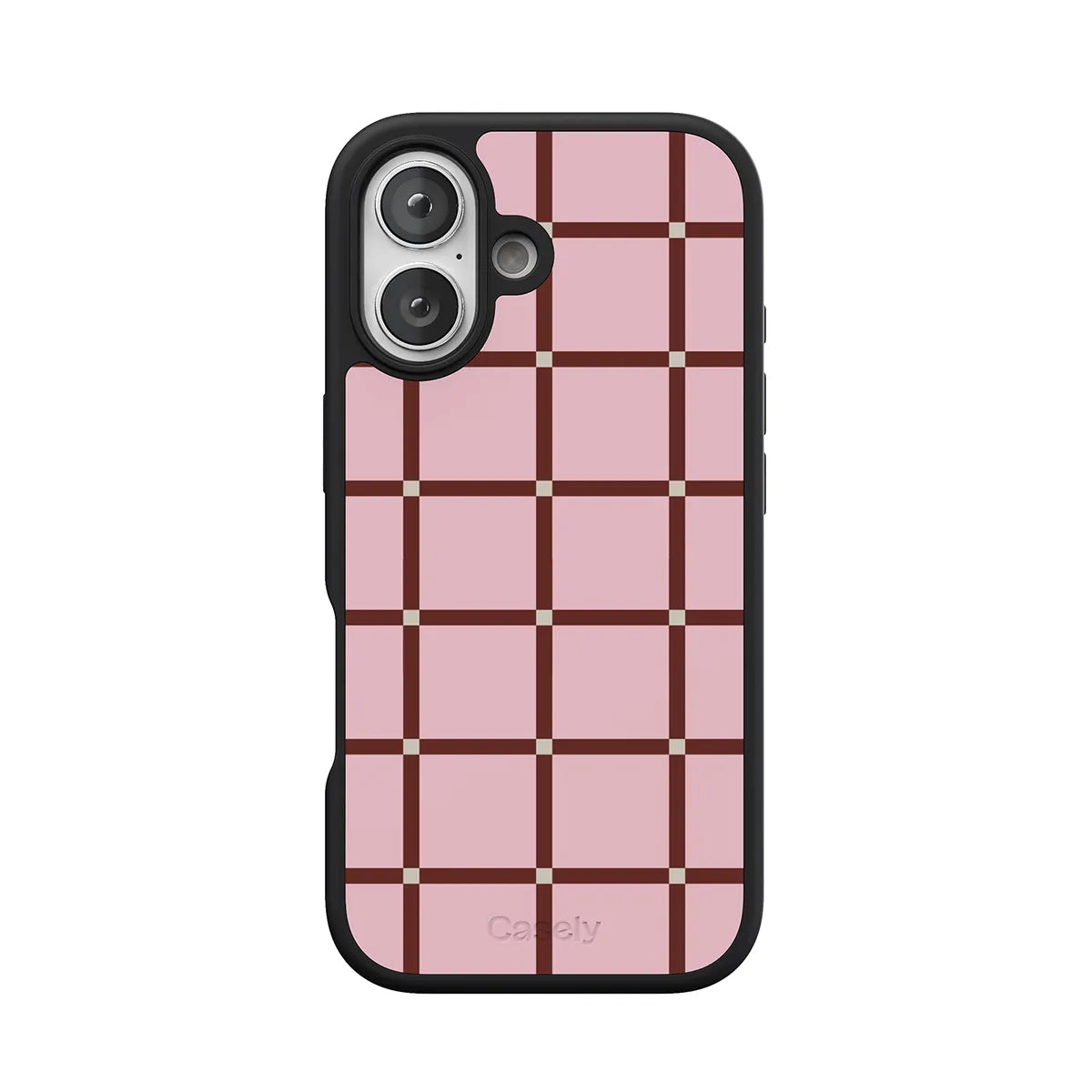 Uptown Gridlock | Pink Checkerboard Case