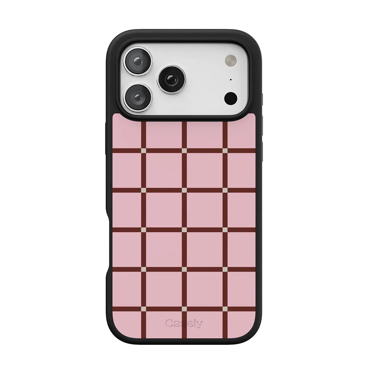 Uptown Gridlock | Pink Checkerboard Case