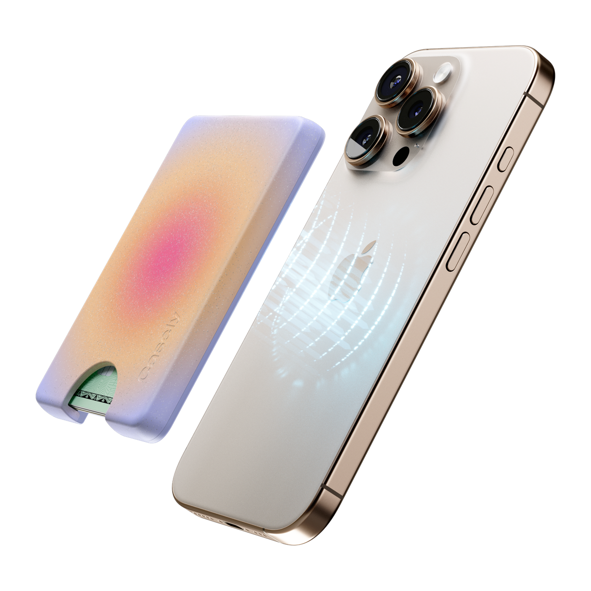 Sunset Halo | Rainbow Aura MagWallet