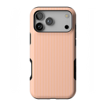 Stripes and the City | Orange & Pink Pinstripe Case