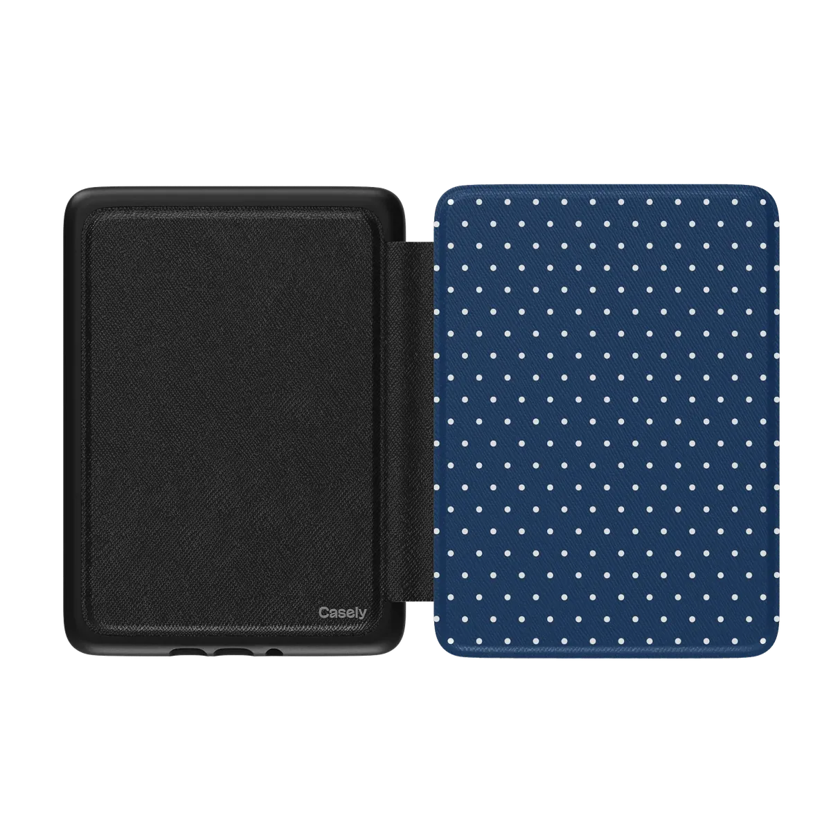 On the Dot | Navy Polka Dot Kindle Case