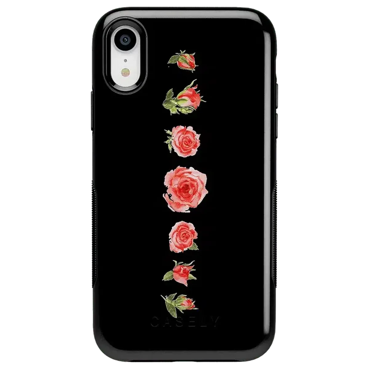 Accept the Rose | Blooming Red Rose Floral Case iPhone Case get.casely Bold iPhone XR