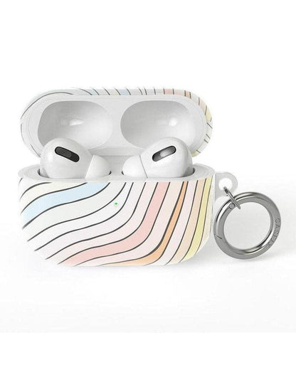 AirPods Pro 2 Case SHOPSTORM_HIDDEN_PRODUCT Casely Club Ride The Wave | Pastel Rainbow Lined AirPods Pro 2 Case