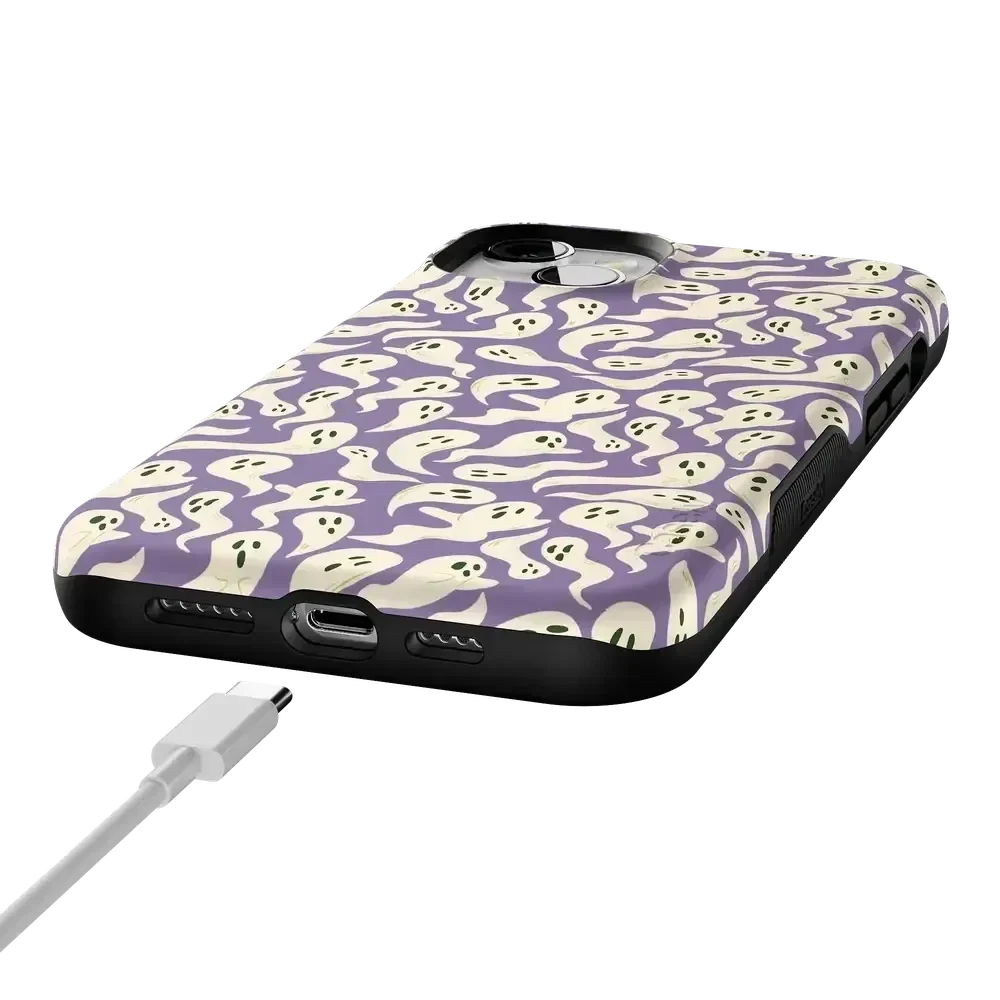 All Boo'd Up | Purple Ghost Case Phone Case get.casely