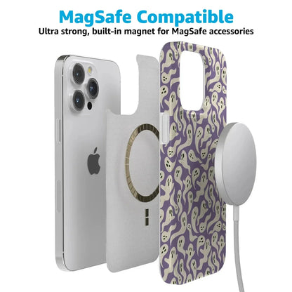 All Boo'd Up | Purple Ghost Case Phone Case get.casely