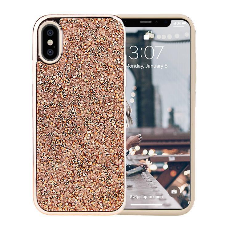 All That Glitter | Rose Gold Crystal Case iPhone Case get.casely