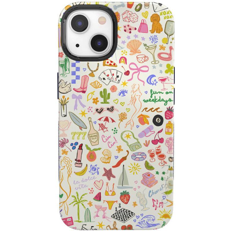 All the Fun Things | Fun on Weekdays Case iPhone Case get.casely Bold + MagSafe® iPhone 13