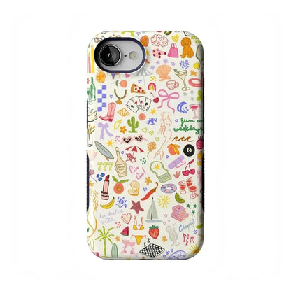 All the Fun Things | Fun on Weekdays Case iPhone Case get.casely Bold Flex + MagSafe® iPhone 16e