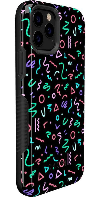 Always Vibing | Glow In The Dark Retro Case iPhone Case get.casely