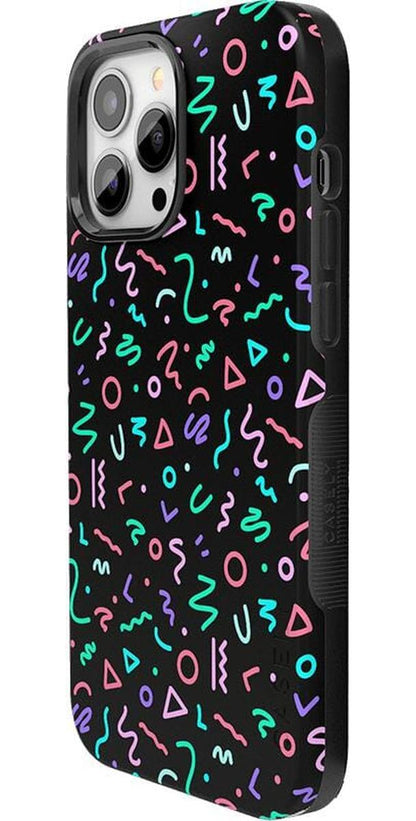 Always Vibing | Glow In The Dark Retro Case iPhone Case get.casely