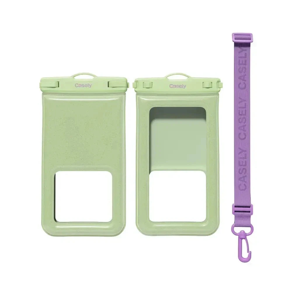 AquaBuddy | Kiwi Kiss Matcha Green Shimmer Waterproof Phone Pouch AquaBuddy get.casely