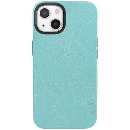 Aquamarine | Ocean Blue Shimmer Case iPhone Case get.casely Bold + MagSafe® iPhone 13