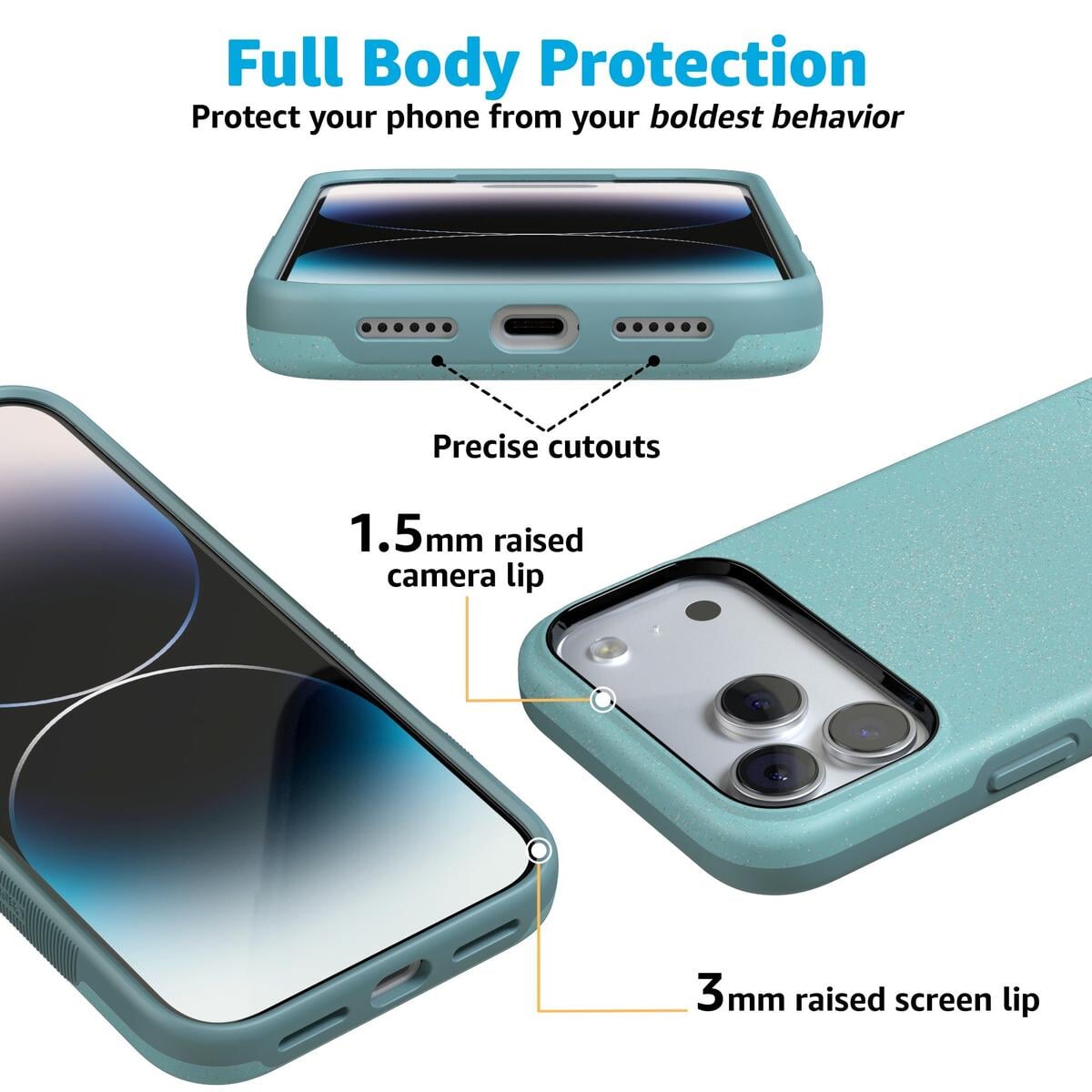 Aquamarine | Ocean Blue Shimmer Case iPhone Case get.casely