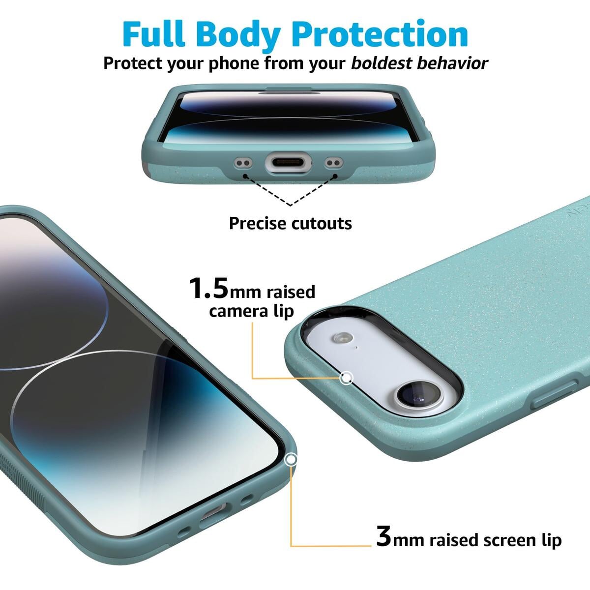 Aquamarine | Ocean Blue Shimmer Case iPhone Case get.casely